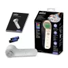 Digitales Stirnthermometer BRAUN BNT400 — Fernmessung, Bereich 34–43 °C, Genauigkeit 0,1 °C, weiß