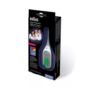 Braun PRT2000 digitales Körperthermometer Kontakt Blau, Weiß Unterarm