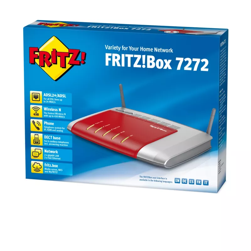 FRITZ! Box 7272 International WLAN-Router Gigabit-Ethernet