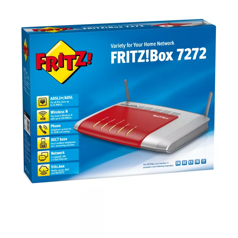 FRITZ! Box 7272 International WLAN-Router Gigabit-Ethernet