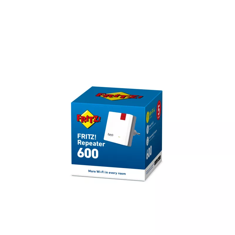 Wireless Range Extender AVM FRITZ!Repeater 600 Edition International — 2,4 GHz, 600 Mbit/s, 802.11b/g/n, WPA2