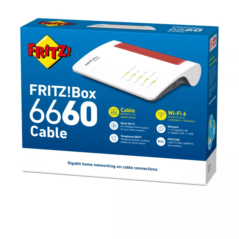 Box FRITZ 6660 Kabel International (Retail)