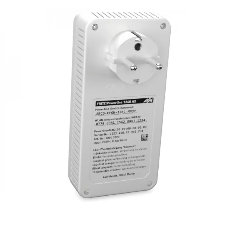 Powerline 1240 AX WLAN Set 1200 Mbit/s Ethernet LAN Wi-Fi Weiß 2 St.