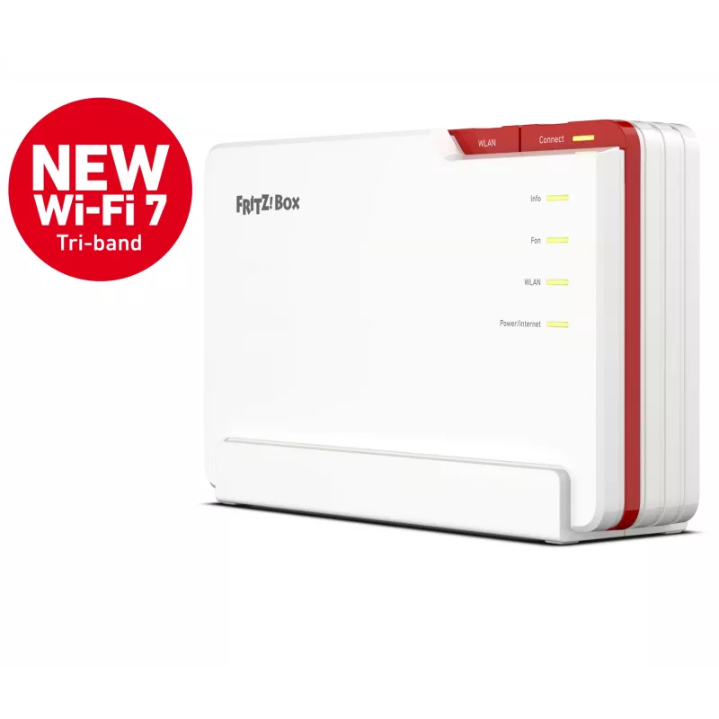 Box FRITZ! 5690 Pro International WLAN-Router 2,5 Gigabit Ethernet Tri-Band (2,4 GHz / 5 GHz / 6 GHz) Weiß