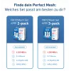 Mesh Set FRITZ 4200 3-Packung Edition Inter Dualband (2,4 GHz / 5 GHz) Wi-Fi 6E (802.11ax) Rot, Weiß 2x2/4x4