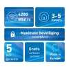 Mesh Set FRITZ 4200 2-Packung Edition International Dual-Band (2,4 GHz / 5 GHz) Wi-Fi 6 (802.11ax) Rot, Weiß 2x2/4x4