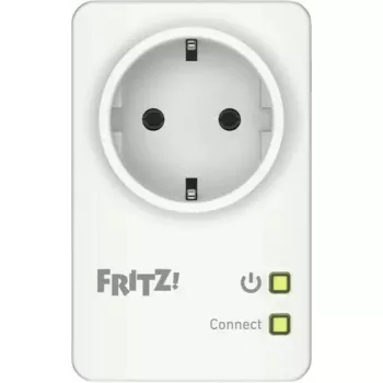 Smart-Steckdose FRITZ 20003113 – kabellose Innensteckdose, 230 V, max. Eingangsleistung 1,1 W, weiß