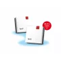 Mesh Set FRITZMESH SET 1600 2-PACK EDITION INTERNATIONAL Dual-Band (2,4 GHz / 5 GHz) Wi-Fi 6 (802.11ax) Rot, Weiß Interne