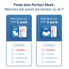 Mesh Set FRITZMESH SET 1600 2-PACK EDITION INTERNATIONAL Dual-Band (2,4 GHz / 5 GHz) Wi-Fi 6 (802.11ax) Rot, Weiß Interne
