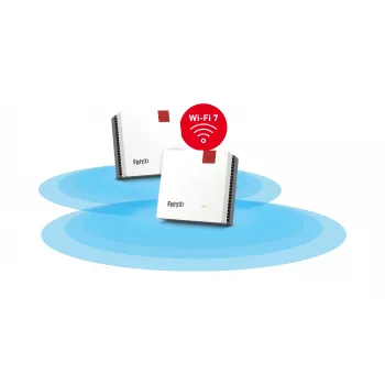 Wireless Mesh Set FRITZ mesh set 1700 2er-Pack von FRITZ, Dualband-Mesh-Wi‑Fi-Knoten