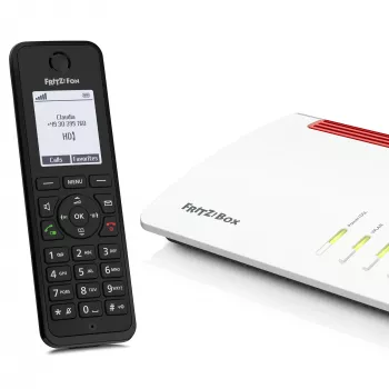 DECT-Telefon AVM FRITZ! Fon M3 International — schnurloses Mobilteil, Anruferkennung, Freisprecheinrichtung, 1 Mobilteil, 1000 Einträge Telefonbuch