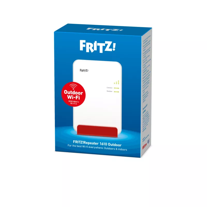 Repeater FRITZ!Repeater 1610 Outdoor Netzwerk-Repeater 3000 Mbit/s Weiß