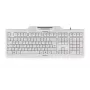 CHERRY KC 1000 SC Tastatur kabelgebunden USB AZERTY Belgisch Weiß