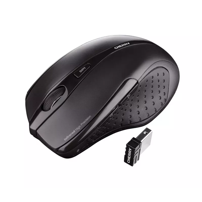 CHERRY DW 5100 Tastatur Maus inklusive Universal RF Wireless AZERTY Belgisch Schwarz