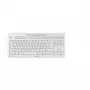 Cherry STREAM TKL Kabelgebundene USB-Tastatur QWERTZ Schweizer Layout Weiß, Scherentastenschalter, 94 Tasten, 1,8 m Kabel