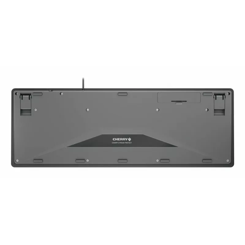 Contour Design STREAM PROTECT, Full-size (100%), Kabel, USB, Scherentastschalter, QWERTY, Schwarz