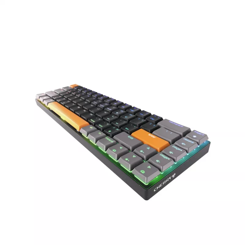 CHERRY MX-LP 2.1 Compact Wireless Tastatur Gaming RF Wireless + Bluetooth QWERTY US Englisch Schwarz