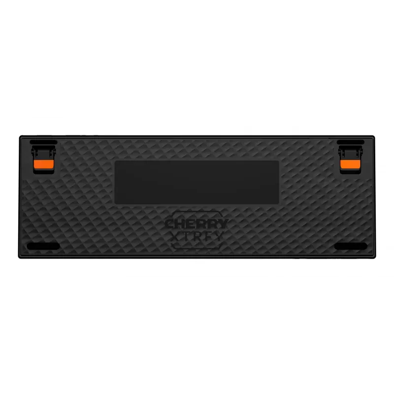 Mechanische Gaming-Tastatur Cherry K5 Pro TMR Compact – 65%-Layout, QWERTZ, RGB-Beleuchtung, USB-Kabel, 2 m Kabel, schwarz/orange