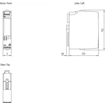 Siemens 6ES7132-6BF01-0BA0 Netzteil Indoor Mehrfarbig