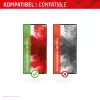 Displex Displayschutz + Hülle für Samsung Galaxy S23 Ultra, Eco-Montagerahmen, vollflächige Abdeckung