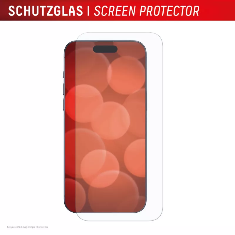 Displex Smart Glass (9H) für Apple iPhone 16 Pro Max, Montageaufkleber, unzerbrechlich