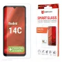 Displex Smart Glass (9H) für Xiaomi Redmi 14C, Montageaufkleber, unzerbrechlich