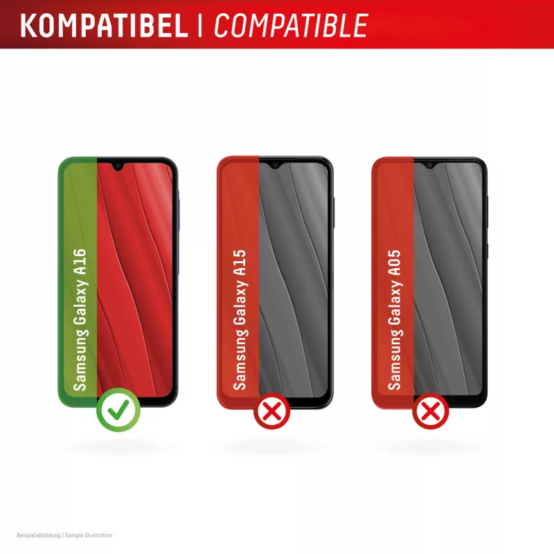 Displex Displayschutz (10H) für Samsung Galaxy A16, Eco-Montagerahmen, kratzfest