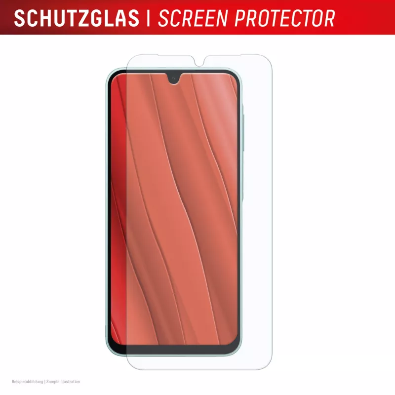 Displex Displayschutz (10H) für Samsung Galaxy A26, Eco-Montagerahmen, kratzfest