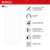 Displex Smart Glass (9H) für Xiaomi Redmi Note 14, Montageaufkleber, unzerbrechlich