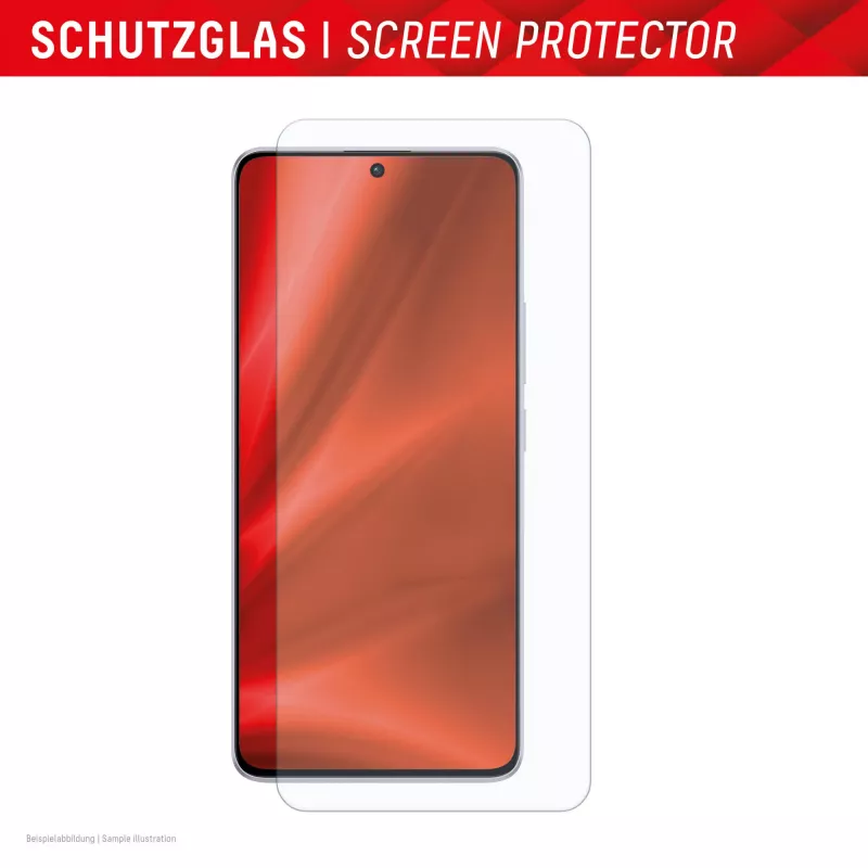 Displex Smart Glass (9H) für Xiaomi Redmi Note 14, Montageaufkleber, unzerbrechlich