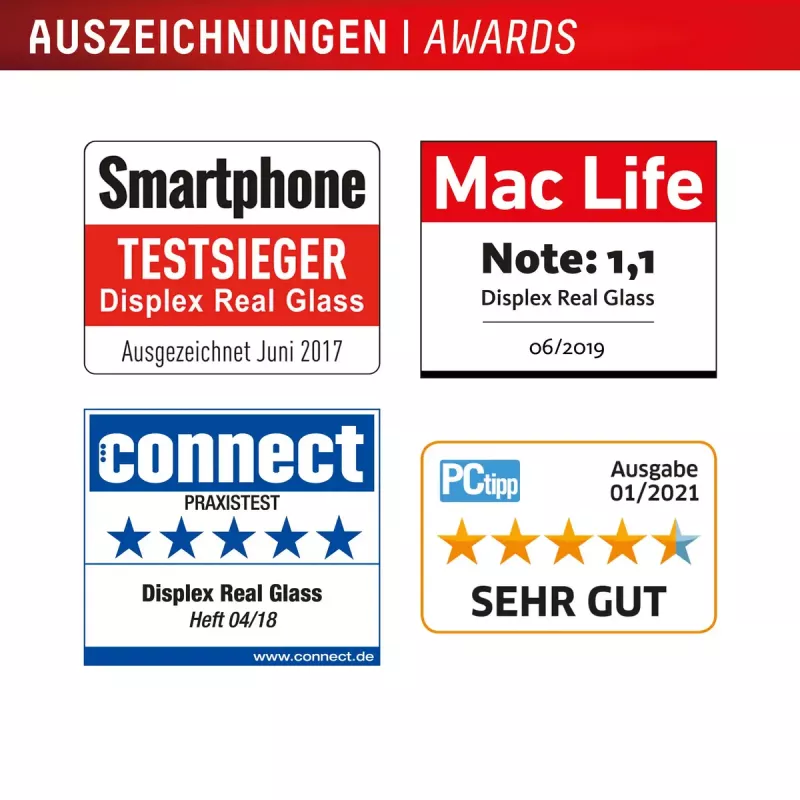 Tempered Glass Screen Protector + Case für Samsung Galaxy A36 von e.v.i., Eco Montagerahmen, kratzfest, transparent