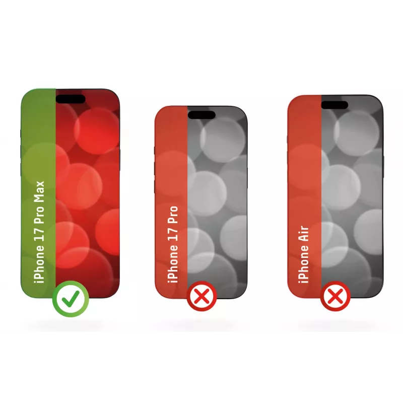 Displex Smart Glass (9H) für Apple iPhone 17 Pro Max, Montageaufkleber, unzerbrechlich