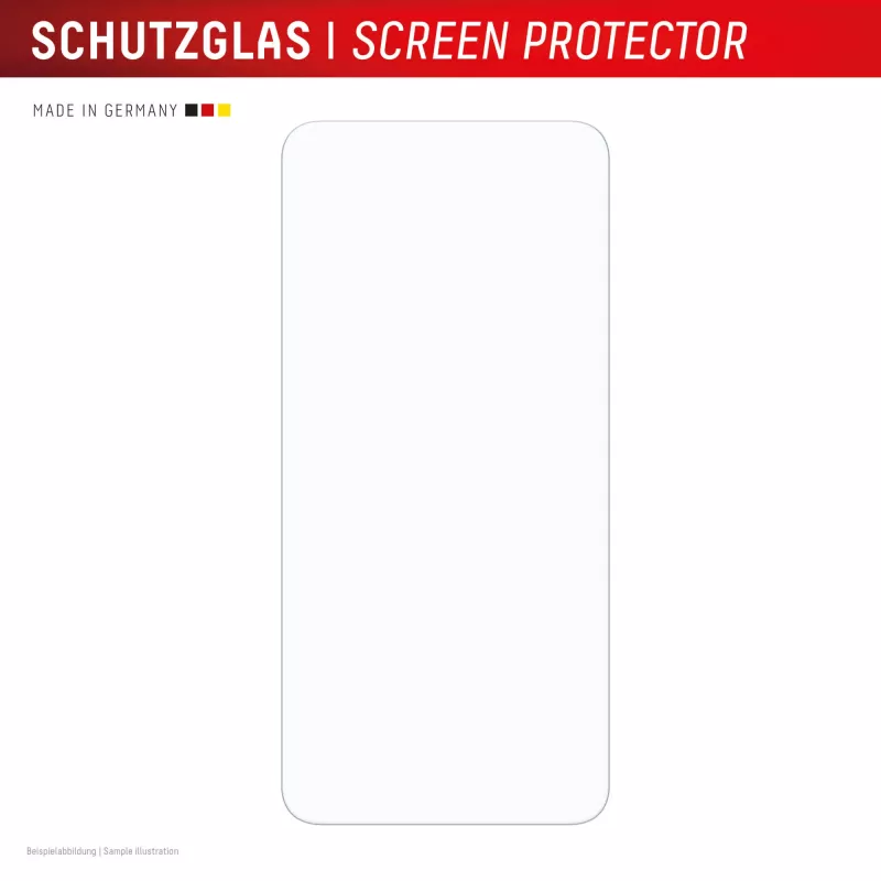 Displex Smart Glass (9H) für Samsung Galaxy S25 FE/S24 FE, Montageaufkleber, unzerbrechlich