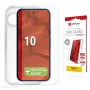 Tempered Glass Screen Protector mit Case for Google Pixel 10 by e.v.i. (DISPLEX Real Glass + Case)