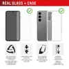 Tempered Glass Screen Protector mit Case for Google Pixel 10 by e.v.i. (DISPLEX Real Glass + Case)