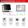 Blickschutzfilter e.v.i. Displex PRIVACY SAFE magnetisch 2-Wege für 16 Zoll (16:10) Laptop / Notebook, rahmenlos, glänzend/matt, 3H
