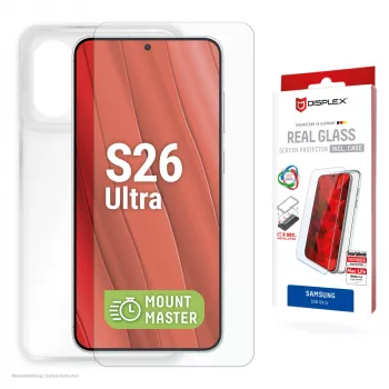 Displex Displayschutzfolie + Hülle für Samsung S26 Ultra, kratzfest