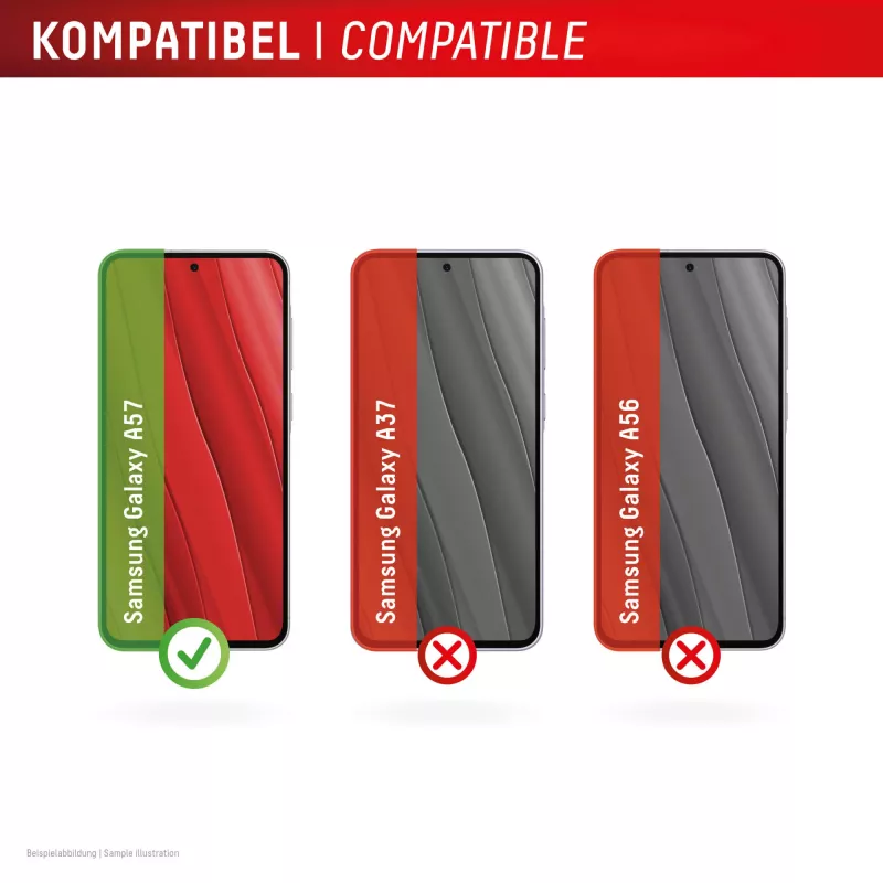Displex Displayschutz + Hülle für Samsung A57, kratzfest