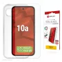 Displayschutzfolie und Hülle e.v.i. für Google Pixel 10a — gehärtetes Glas, transparent, kratz- und stoßfest
