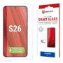 Displex Smart Glass (9H) für Samsung S26, unzerbrechlich, Samsung, Galaxy S26, Trockenanbringung, Bruchfest, Schmutzabweisend, Kratzfest, Transparent, 1 Stück
