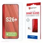 Tempered Smart Glass Displayschutz e.v.i. für Samsung Galaxy S26+ (9H), transparent, Trockenmontage, 1 Stück