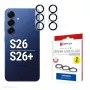 Kameralinsen-Glasschutz e.v.i. für Galaxy S26 / S26+, Gehärtet 10H, Vollabdeckung, Quick Mount, 2er-Pack