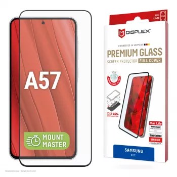 Displex Premium Displayschutzfolie (Vollabdeckung, 10H) für Samsung A57, Vollabdeckung