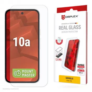 e.v.i. Displex Panzerglas-Displayschutz 10H für Google Pixel 10a, transparent, kratz- und stoßfest