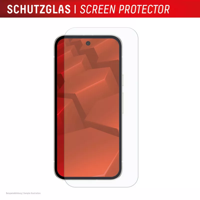 e.v.i. Displex Panzerglas-Displayschutz 10H für Google Pixel 10a, transparent, kratz- und stoßfest