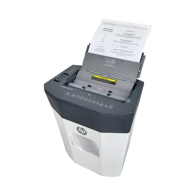 HP OneShred Auto 80CC Aktenvernichter Kreuzschnitt 68 dB 22 cm Weiß