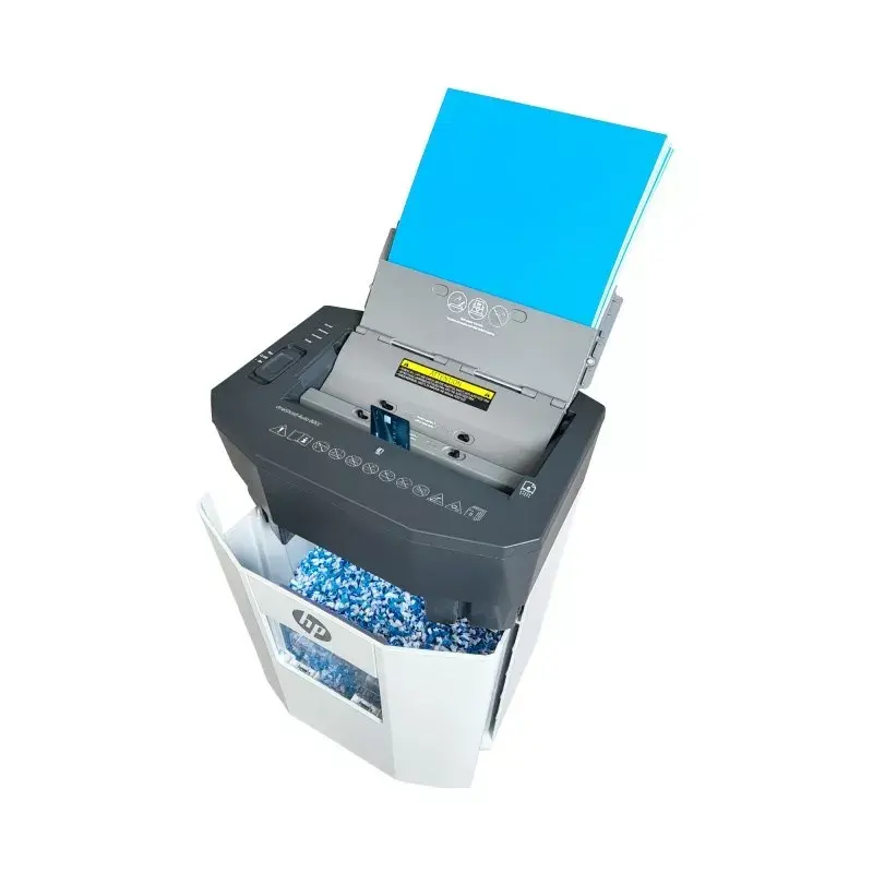 HP OneShred Auto 80CC Aktenvernichter Kreuzschnitt 68 dB 22 cm Weiß