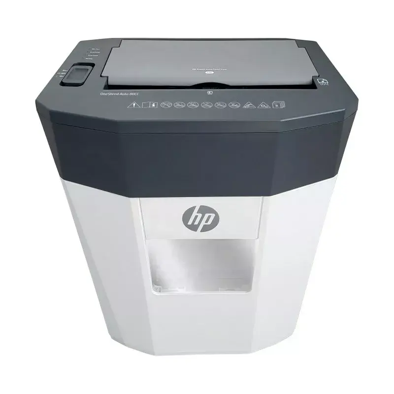 HP OneShred Auto 80CC Aktenvernichter Kreuzschnitt 68 dB 22 cm Weiß