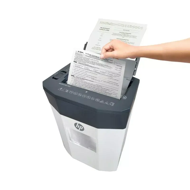 HP OneShred Auto 80CC Aktenvernichter Kreuzschnitt 68 dB 22 cm Weiß