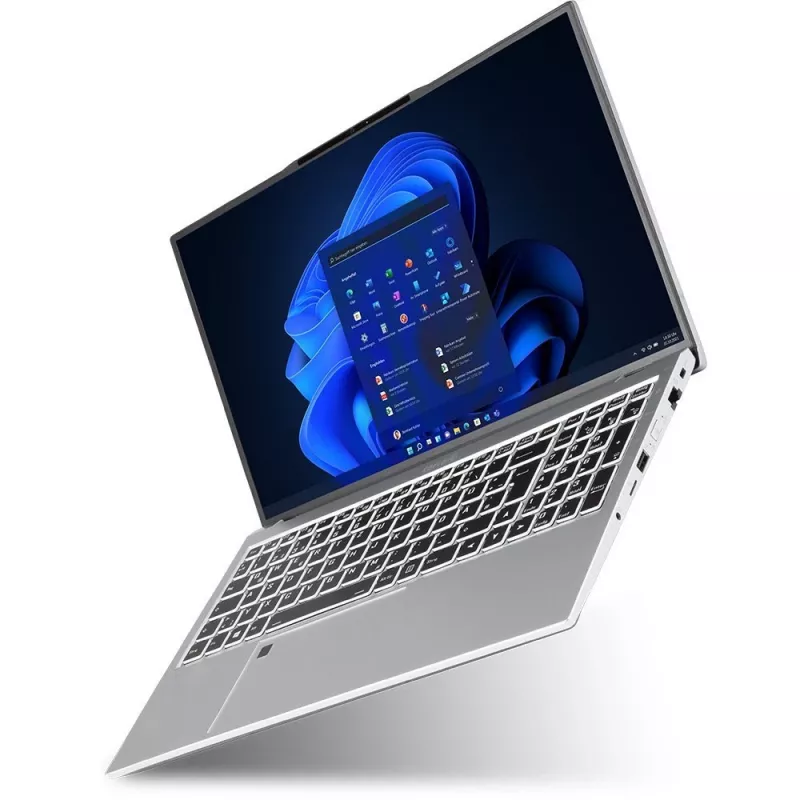 TERRA MOBILE US1220800 Laptop Intel® Core™ i7 i7-1355U 39,6 cm (15,6 Zoll) Full HD 16 GB DDR5-SDRAM 512 GB SSD Wi-Fi 6 (802.11ax) Windows 11 Pro Silber